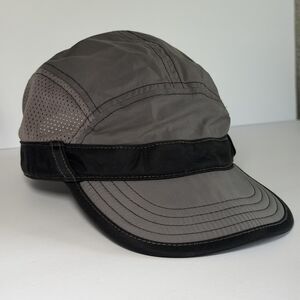 Sunday Afternoons Running Baseball Cap Gray Adjustable Solid Pattern w/ Vents